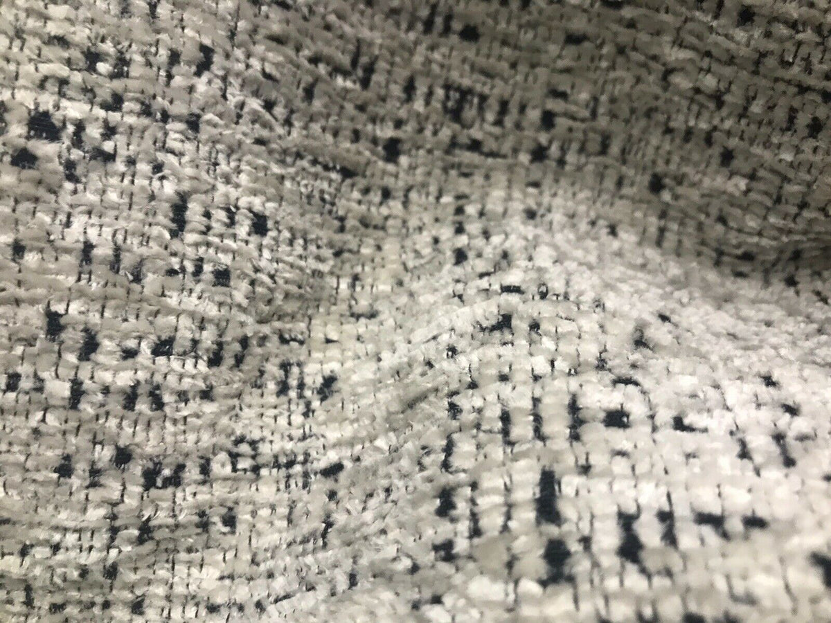 NEW Designer Upholstery Heavyweight Tweed Fabric- Gray White Melange- BTY - Fancy Styles Fabric Pierre Frey Lee Jofa Brunschwig & Fils