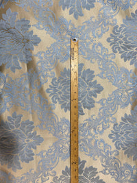 NEW! Back in stock! Princess Gemma Designer Brocade Damask Upholstery Decorating Fabric- Powder Blue - Fancy Styles Fabric Pierre Frey Lee Jofa Brunschwig & Fils