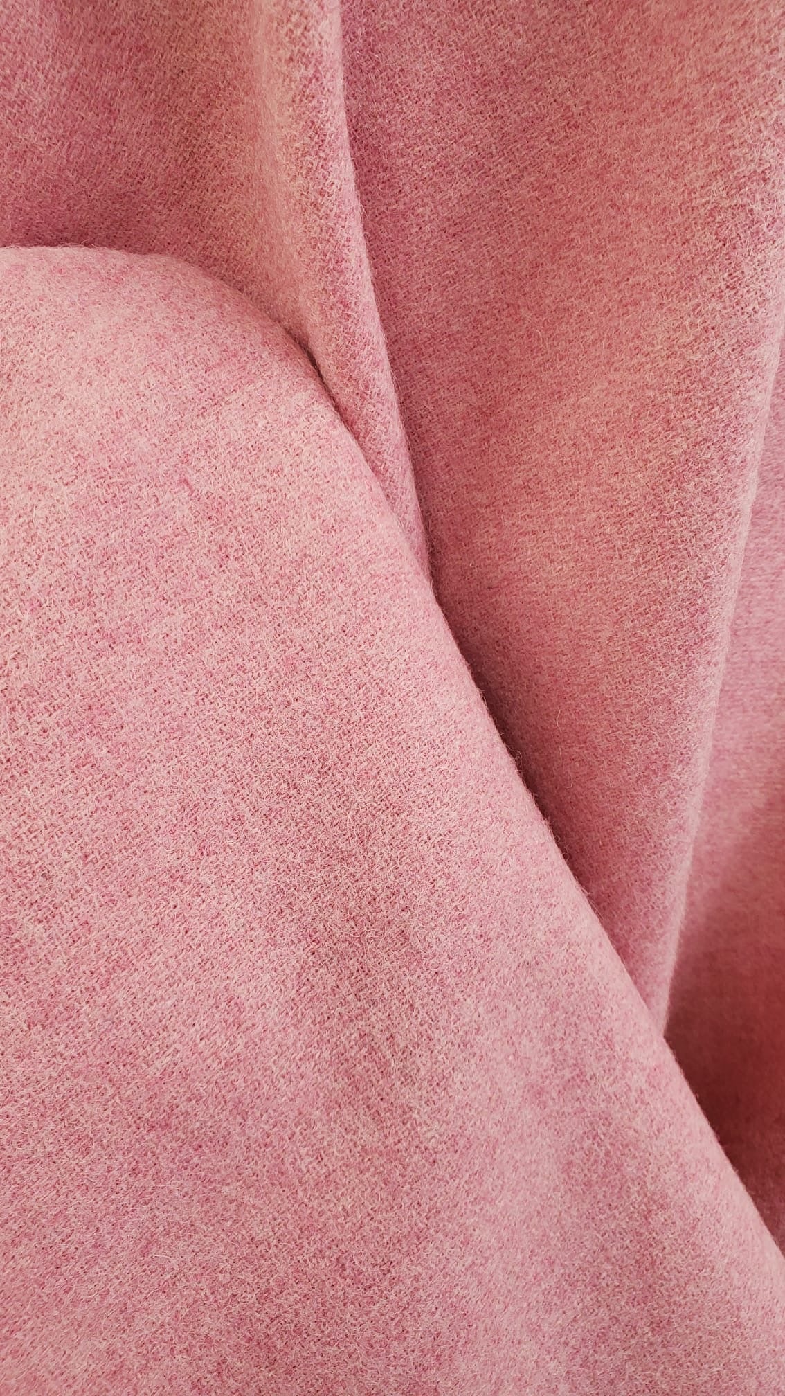 NEW Lady Poirot 100% Wool Made in Italy Coat Fabric Pink with Blue and White Stripes on Selvage - Fancy Styles Fabric Pierre Frey Lee Jofa Brunschwig & Fils