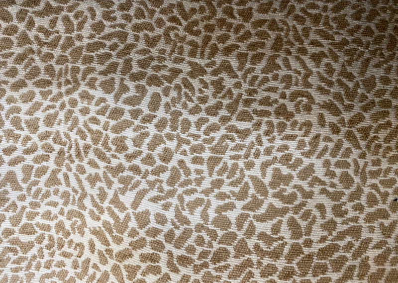 NEW Count Joshua Leopard Upholstery and Drapery Chenille Velvet Fabric in Beige and Cream - Fancy Styles Fabric Pierre Frey Lee Jofa Brunschwig & Fils