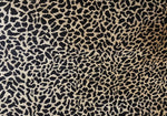 NEW Count Joshua Leopard Upholstery & Drapery Chenille Velvet Fabric in Black & Tan - Fancy Styles Fabric Pierre Frey Lee Jofa Brunschwig & Fils