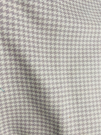 NEW Designer 100% Wool Houndstooth Fabric in Lavender and Cream - Fancy Styles Fabric Pierre Frey Lee Jofa Brunschwig & Fils