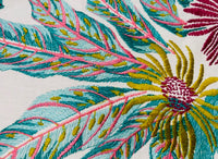 NEW Lord Frederick Novelty Embroidered Floral Drapery and Decorating Fabric in White - Fancy Styles Fabric Pierre Frey Lee Jofa Brunschwig & Fils