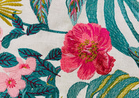 NEW Lord Frederick Novelty Embroidered Floral Drapery and Decorating Fabric in White - Fancy Styles Fabric Pierre Frey Lee Jofa Brunschwig & Fils