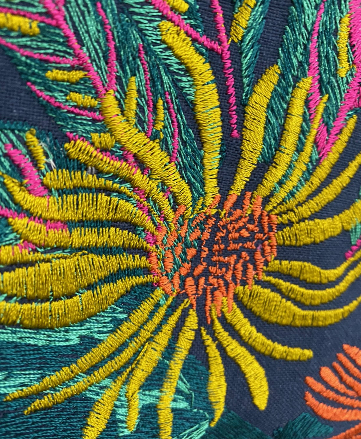 NEW Lord Frederick Novelty Embroidered Floral Drapery and Decorating Fabric in Blue - Fancy Styles Fabric Pierre Frey Lee Jofa Brunschwig & Fils