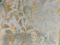NEW Sir Linus Neoclassical Aubusson Inspired Duck Egg Blue Floral Upholstery Drapery Fabric - Fancy Styles Fabric Pierre Frey Lee Jofa Brunschwig & Fils