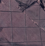 NEW Lady Annabelle 100% Silk Dupioni Pintuck Diamond Dark Purple Fabric By The Yard - Fancy Styles Fabric Pierre Frey Lee Jofa Brunschwig & Fils