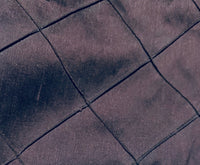 NEW Lady Annabelle 100% Silk Dupioni Pintuck Diamond Dark Purple Fabric By The Yard - Fancy Styles Fabric Pierre Frey Lee Jofa Brunschwig & Fils