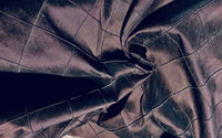 NEW Lady Annabelle 100% Silk Dupioni Pintuck Diamond Dark Purple Fabric By The Yard - Fancy Styles Fabric Pierre Frey Lee Jofa Brunschwig & Fils
