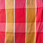 NEW Duchess Durango 100% Silk Dupioni Copper and Raspberry Plaid Tartan Fabric