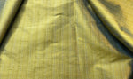NEW Lady Bridgette Designer 100% Silk Dupioni Olive Green with Blue Iridescence Pinstriped Fabric - Fancy Styles Fabric Pierre Frey Lee Jofa Brunschwig & Fils
