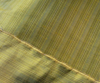 NEW Lady Bridgette Designer 100% Silk Dupioni Olive Green with Blue Iridescence Pinstriped Fabric - Fancy Styles Fabric Pierre Frey Lee Jofa Brunschwig & Fils