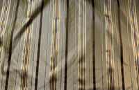 NEW Lady Grace Designer 100% Silk Fabric with Tone on Tone Olive Green & Gold Ribbon Stripes - Fancy Styles Fabric Pierre Frey Lee Jofa Brunschwig & Fils