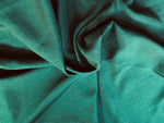 NEW Designer 100% Silk Textured Forest Green Charmeuse Fabric - Fancy Styles Fabric Pierre Frey Lee Jofa Brunschwig & Fils