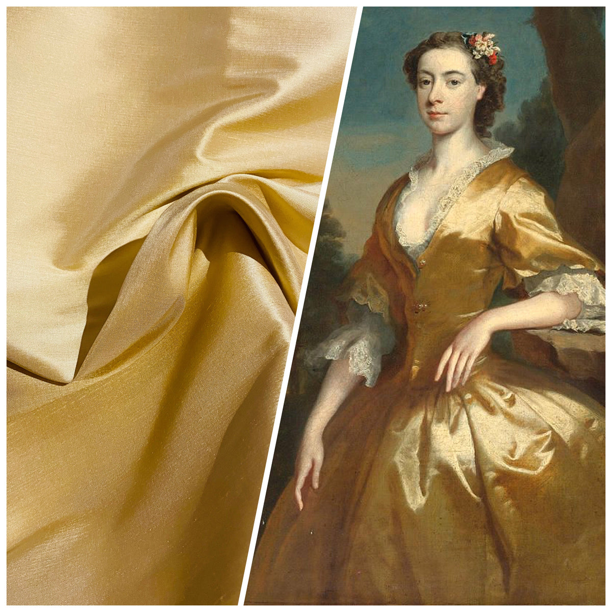 NEW Duchess Mable 100% Silk Dupioni Fabric Solid Yellow Gold - Fancy Styles Fabric Pierre Frey Lee Jofa Brunschwig & Fils