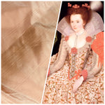 NEW Lady Eliza Salmon Peach Digital Stripes 100% Silk Taffeta Fabric - Fancy Styles Fabric Pierre Frey Lee Jofa Brunschwig & Fils