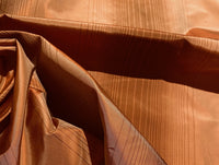 NEW Lady Eliza Burnt Orange Digital Stripes 100% Silk Taffeta Fabric - Fancy Styles Fabric Pierre Frey Lee Jofa Brunschwig & Fils