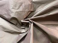 NEW Lady Bernadette 100% Silk Taffeta Fabric with Burgundy Red and Sage Green Stripes - Fancy Styles Fabric Pierre Frey Lee Jofa Brunschwig & Fils
