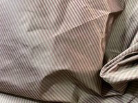 NEW Lady Bernadette 100% Silk Taffeta Fabric with Burgundy Red and Sage Green Stripes - Fancy Styles Fabric Pierre Frey Lee Jofa Brunschwig & Fils