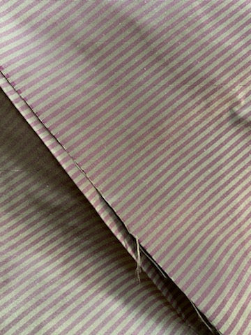 NEW Lady Bernadette 100% Silk Taffeta Fabric with Burgundy Red and Sage Green Stripes - Fancy Styles Fabric Pierre Frey Lee Jofa Brunschwig & Fils