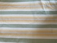 NEW Count Winston 100% Silk Taffeta Striped Sage Green, Ivory, & Yellow Fabric - Fancy Styles Fabric Pierre Frey Lee Jofa Brunschwig & Fils