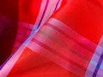 NEW Lady Alexandra 100% Silk Taffeta Red and Purple Plaid Tartan Fabric - Fancy Styles Fabric Pierre Frey Lee Jofa Brunschwig & Fils