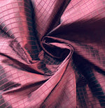 NEW Lady Doreen 100% Silk Dupioni Rectangle Motif in Mulberry - Fancy Styles Fabric Pierre Frey Lee Jofa Brunschwig & Fils