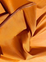 NEW Duchess Mable 100% Silk Dupioni Solid Orange Fabric - Fancy Styles Fabric Pierre Frey Lee Jofa Brunschwig & Fils