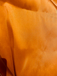 NEW Duchess Mable 100% Silk Dupioni Solid Orange Fabric - Fancy Styles Fabric Pierre Frey Lee Jofa Brunschwig & Fils