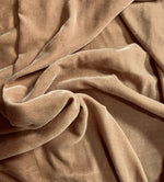 NEW Baron Rochester Designer Runway Silk Rayon Velvet in Camel - Fancy Styles Fabric Pierre Frey Lee Jofa Brunschwig & Fils