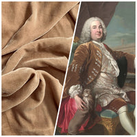 NEW Baron Rochester Designer Runway Silk Rayon Velvet in Camel - Fancy Styles Fabric Pierre Frey Lee Jofa Brunschwig & Fils