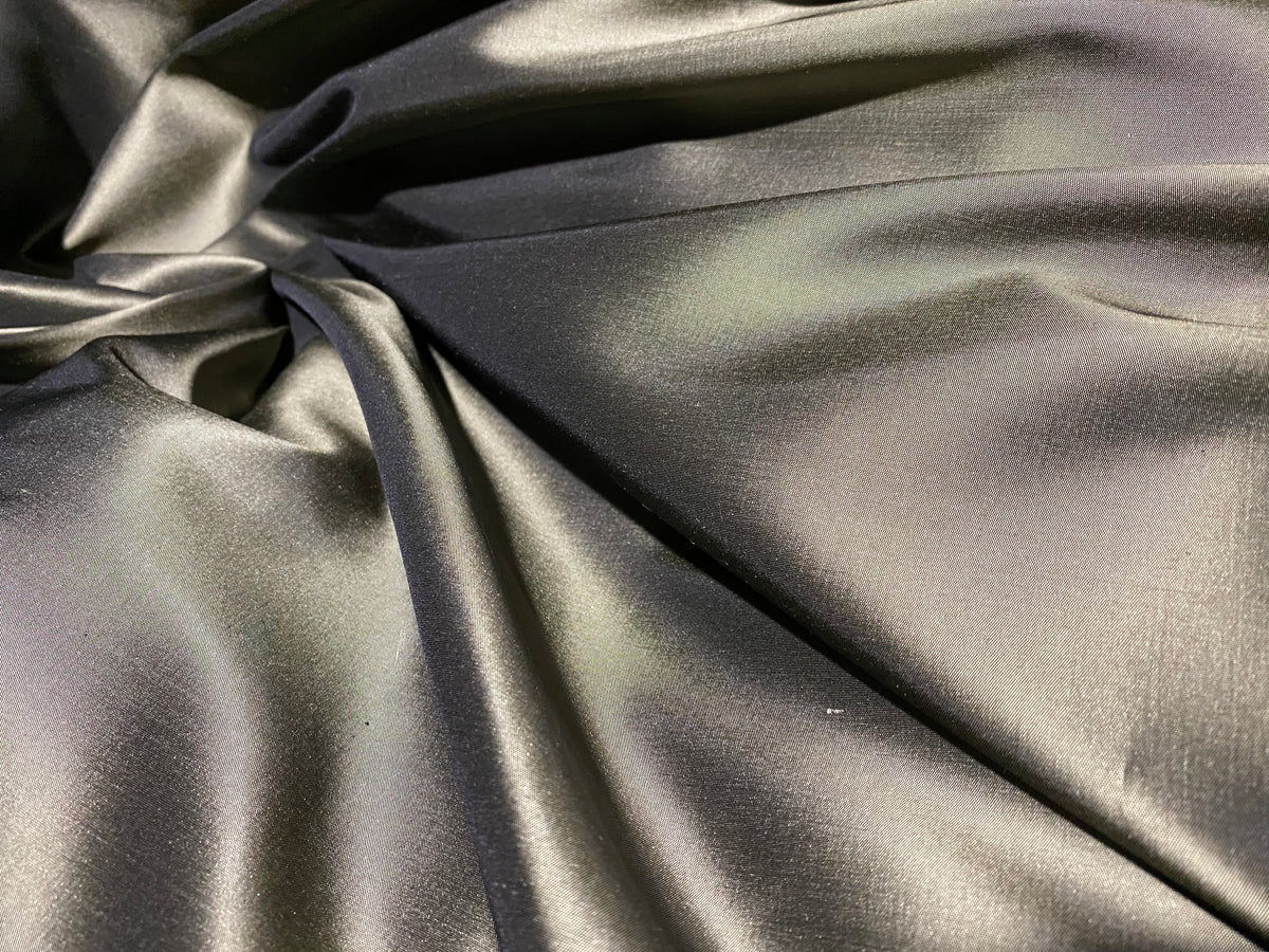 NEW Lady Lisa 100% Silk Taffeta Fabric Solid Pewter - Fancy Styles Fabric Pierre Frey Lee Jofa Brunschwig & Fils