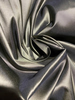 NEW Lady Lisa 100% Silk Taffeta Fabric Solid Pewter - Fancy Styles Fabric Pierre Frey Lee Jofa Brunschwig & Fils