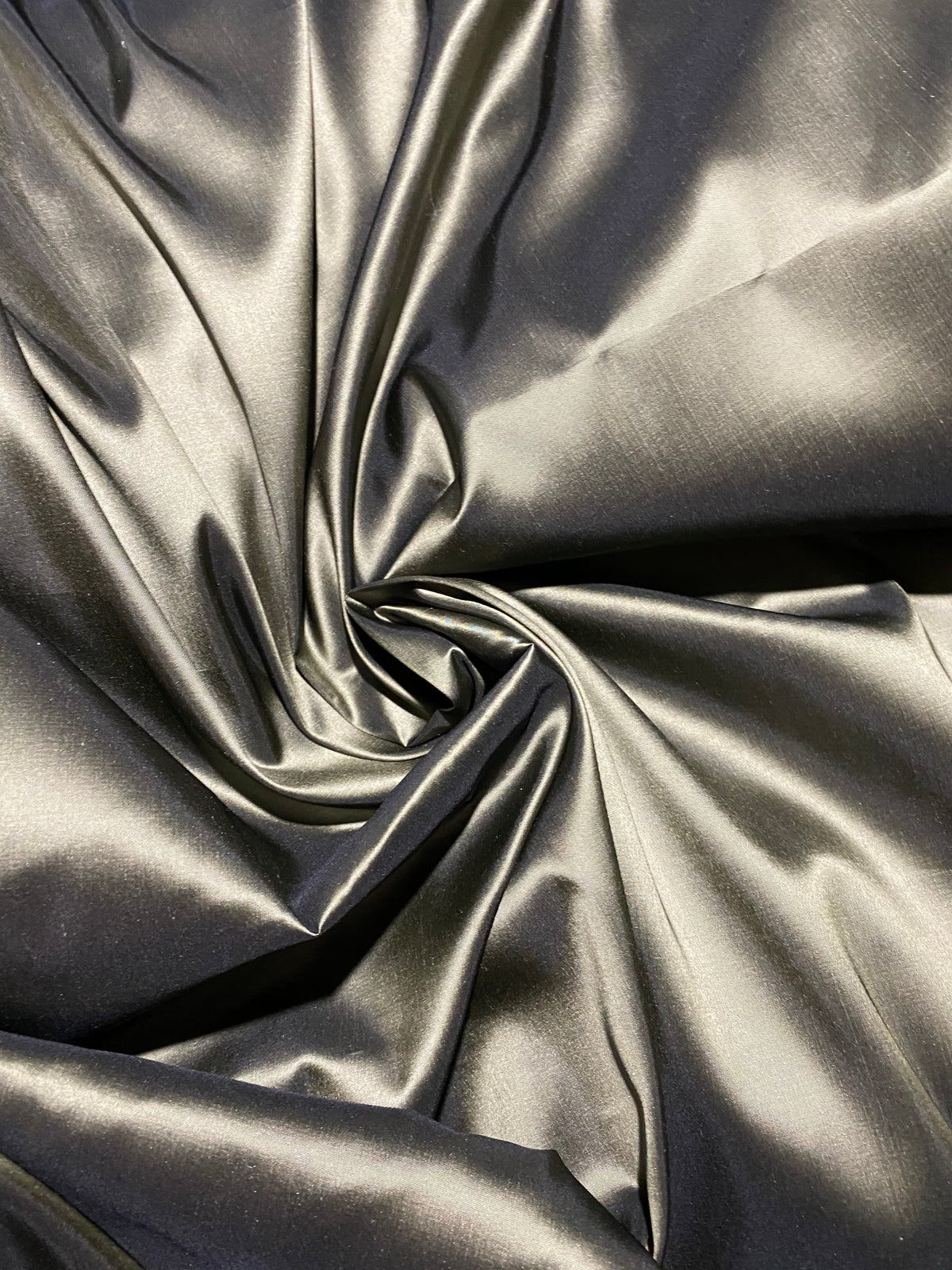 NEW Lady Lisa 100% Silk Taffeta Fabric Solid Pewter - Fancy Styles Fabric Pierre Frey Lee Jofa Brunschwig & Fils