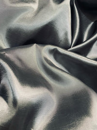 NEW Queen Unn Designer “Faux Silk” Fabric in Liquid Silver - Fancy Styles Fabric Pierre Frey Lee Jofa Brunschwig & Fils