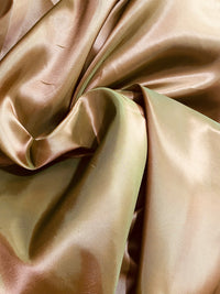 NEW Duchess Davis Designer “Faux Silk” Fabric Pink with Green Iridescence - Fancy Styles Fabric Pierre Frey Lee Jofa Brunschwig & Fils