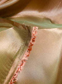 NEW Duchess Davis Designer “Faux Silk” Fabric Pink with Green Iridescence - Fancy Styles Fabric Pierre Frey Lee Jofa Brunschwig & Fils