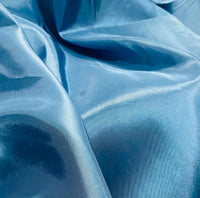 NEW Duchess Davis Designer “Faux Silk” Fabric Sky Blue - Fancy Styles Fabric Pierre Frey Lee Jofa Brunschwig & Fils