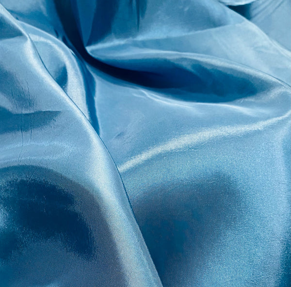 NEW Duchess Davis Designer “Faux Silk” Fabric Sky Blue - Fancy Styles Fabric Pierre Frey Lee Jofa Brunschwig & Fils