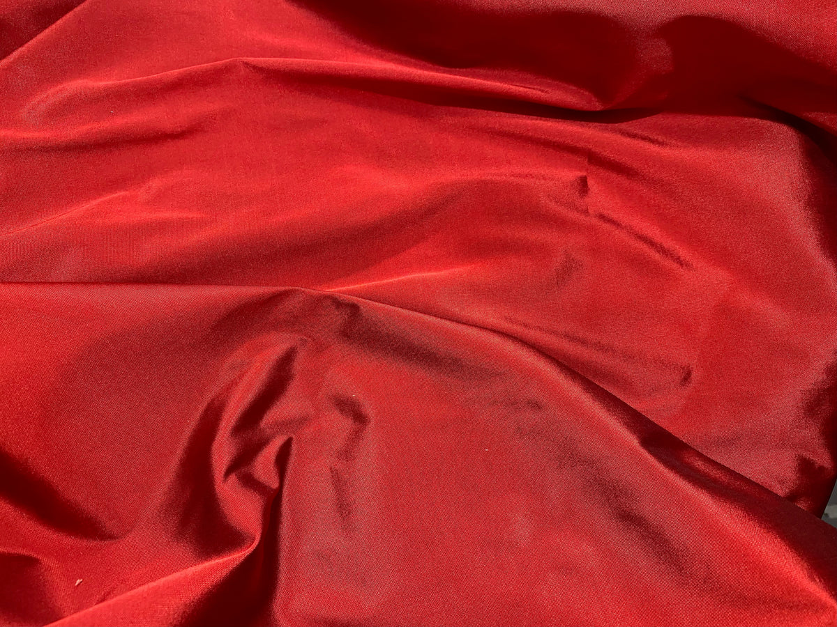 NEW Lady Frank Light Designer “Faux Silk” Taffeta Fabric Made in Italy Red - Fancy Styles Fabric Pierre Frey Lee Jofa Brunschwig & Fils