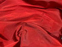 NEW Lady Frank Light Designer “Faux Silk” Taffeta Fabric Made in Italy Red - Fancy Styles Fabric Pierre Frey Lee Jofa Brunschwig & Fils