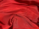 NEW Lady Frank Light Designer “Faux Silk” Taffeta Fabric Made in Italy Red