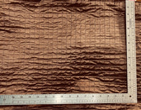 NEW Lady Celestine 100% Silk Taffeta Quilted Petticoat Fabric No Batting with Cotton Backing Chocolate Brown - Fancy Styles Fabric Pierre Frey Lee Jofa Brunschwig & Fils