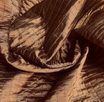 NEW Lady Celestine 100% Silk Taffeta Quilted Petticoat Fabric No Batting with Cotton Backing Chocolate Brown - Fancy Styles Fabric Pierre Frey Lee Jofa Brunschwig & Fils