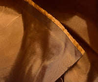 NEW Lady Frank Light Designer “Faux Silk” Taffeta Fabric Made in Italy Copper with Black Iridescence - Fancy Styles Fabric Pierre Frey Lee Jofa Brunschwig & Fils