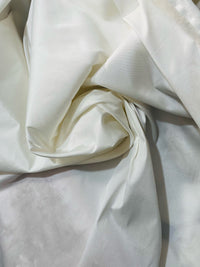 NEW Lady Frank Light Designer “Faux Silk” Taffeta Fabric Made in Italy White - Fancy Styles Fabric Pierre Frey Lee Jofa Brunschwig & Fils