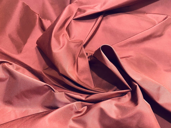 NEW Lady Lisa Designer 100% Silk Brick Red Taffeta Fabric - Fancy Styles Fabric Pierre Frey Lee Jofa Brunschwig & Fils