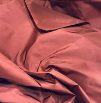 NEW Lady Lisa Designer 100% Silk Brick Red Taffeta Fabric - Fancy Styles Fabric Pierre Frey Lee Jofa Brunschwig & Fils