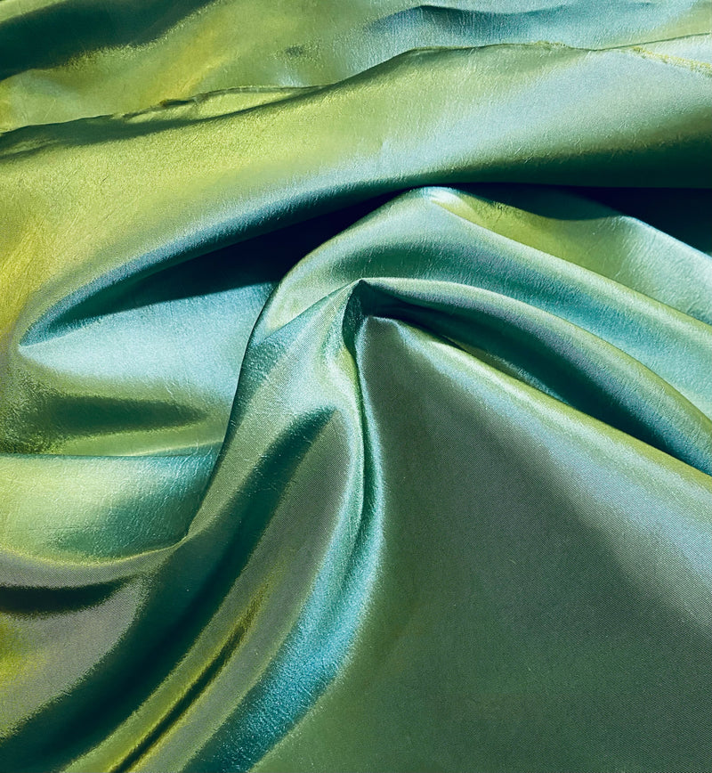 NEW Duchess Davis Designer “Faux Silk” Fabric Mermaid Aqua Sea Foam