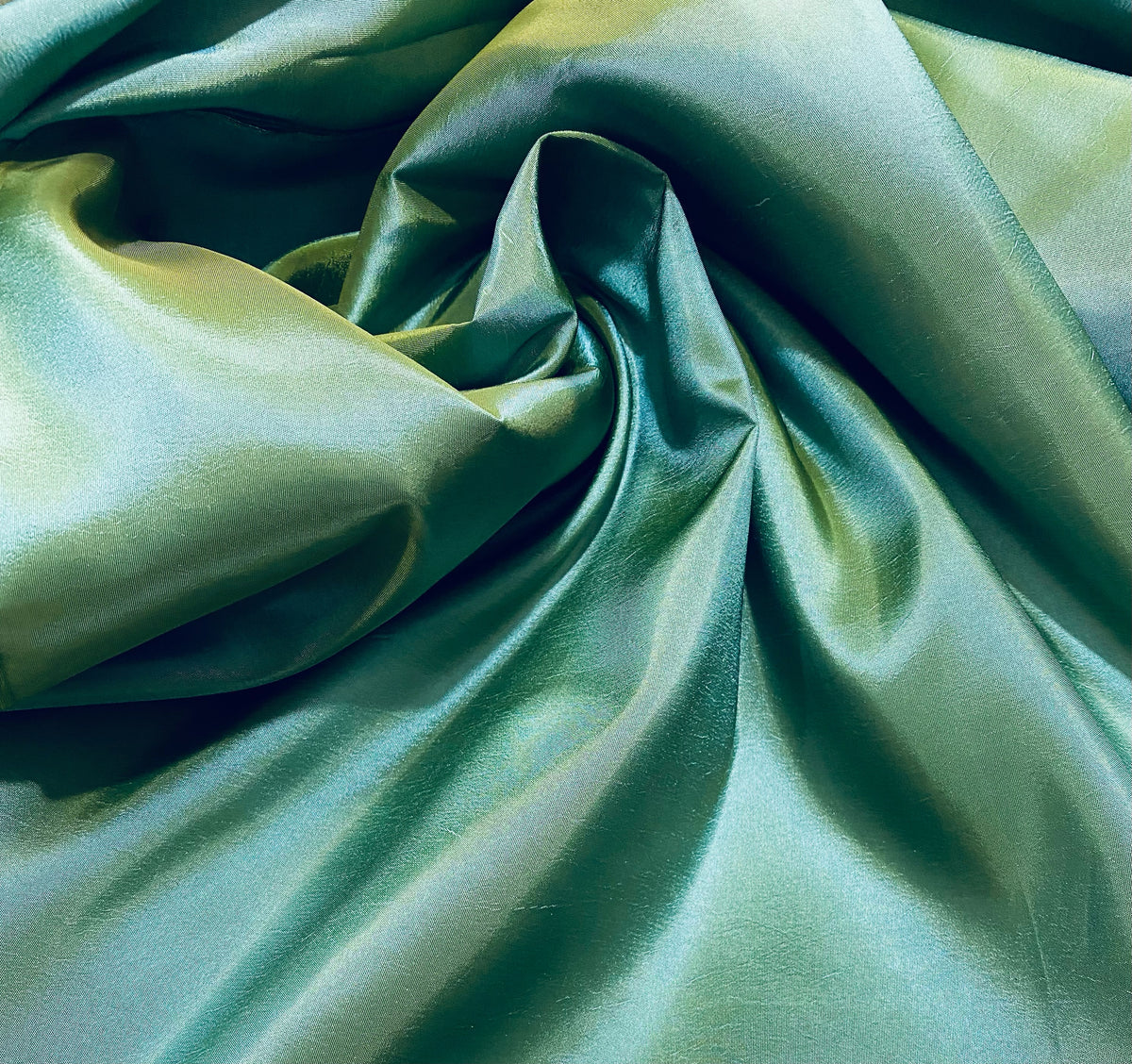 NEW Duchess Davis Designer “Faux Silk” Fabric Mermaid Aqua Sea Foam - Fancy Styles Fabric Pierre Frey Lee Jofa Brunschwig & Fils
